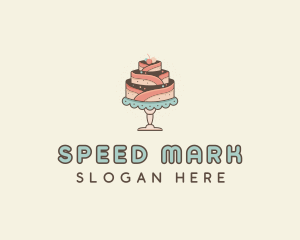 Sweet Cake Dessert logo design