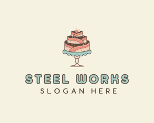 Sweet Cake Dessert logo design