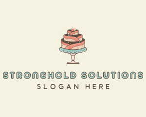 Sweet Cake Dessert logo design