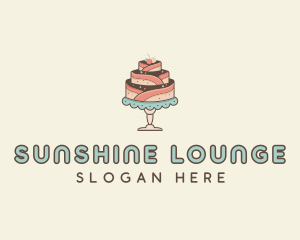 Sweet Cake Dessert logo design