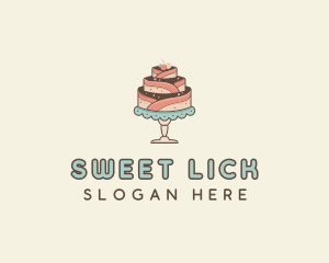 Sweet Cake Dessert logo design