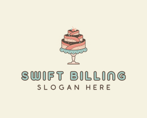 Sweet Cake Dessert logo design