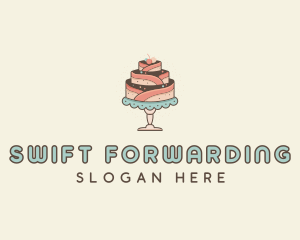 Sweet Cake Dessert logo design