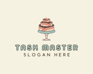 Sweet Cake Dessert logo design