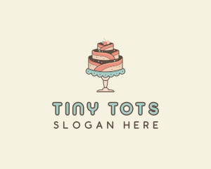 Sweet Cake Dessert logo design