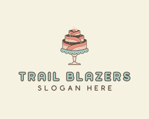 Sweet Cake Dessert logo design