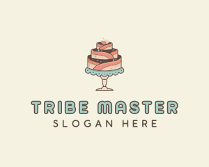 Sweet Cake Dessert logo design