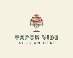 Sweet Cake Dessert logo design