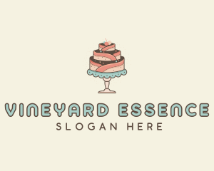 Sweet Cake Dessert logo design