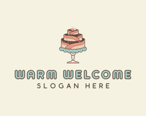 Sweet Cake Dessert logo design