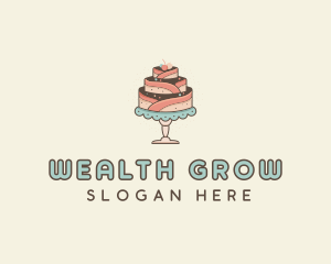 Sweet Cake Dessert logo design