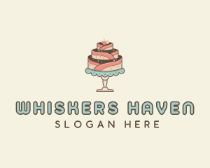 Sweet Cake Dessert logo design