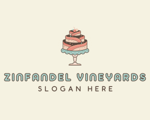 Sweet Cake Dessert logo design