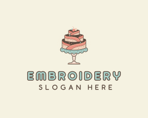 Sweet Cake Dessert logo design