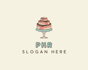 Sweet Cake Dessert logo design