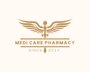 Pharmacist - Caduceus Pharmacist Clinic logo design