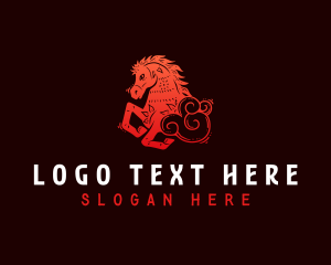 Zodiac - Horse Chinese Zodiac logo design