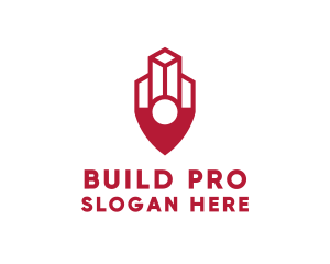 Architecture Building Shield logo design