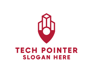 Pointer - Architecture Building Shield logo design