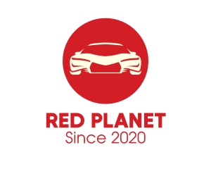 Red Sports Car  logo design