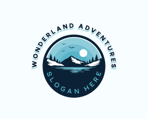 Lake Mountain Adventure logo design