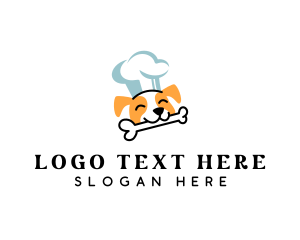 Grooming - Dog Bone Chef logo design