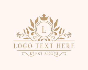 Boutique - Crown Wedding Event logo design