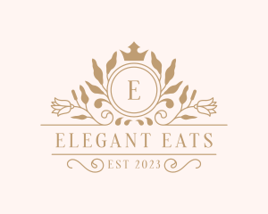 Crown Wedding Event logo design