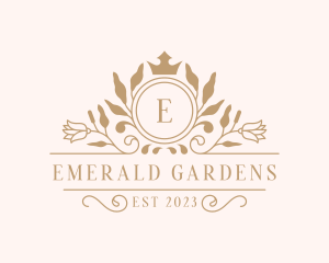 Crown Wedding Event logo design