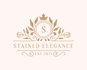 Crown Wedding Event logo design