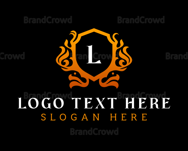 Luxury Ornamental Crest Logo