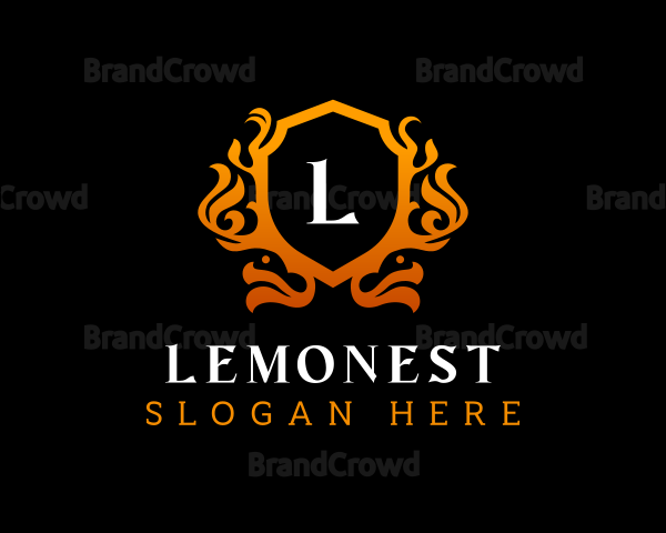 Luxury Ornamental Crest Logo