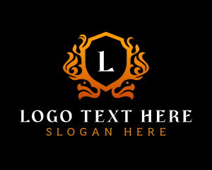 High End - Luxury Ornamental Crest logo design
