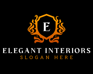 Luxury Ornamental Crest logo design