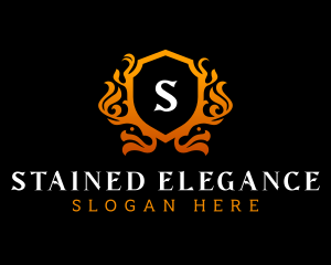 Luxury Ornamental Crest logo design