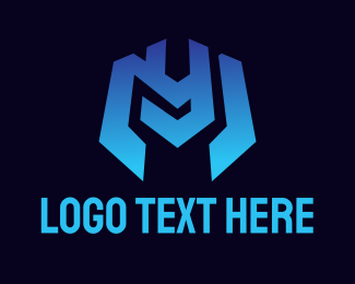 Modern Blue M Logo Brandcrowd Logo Maker