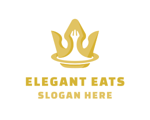 Dinnerware - Royal Eatery Utensils logo design