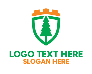 Ecology - Royal Pine Shield logo design