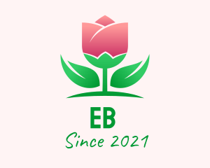 Organic - Rose Garden Flower logo design