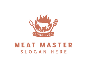 Hot Beef Restaurant logo design