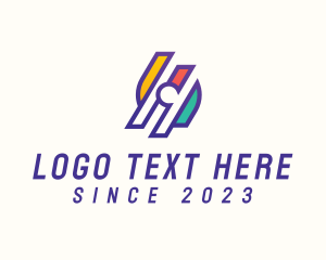 Telecom - Network Agency Letter H logo design