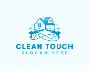Hygiene - Pressure Washer Hygiene Sanitation logo design