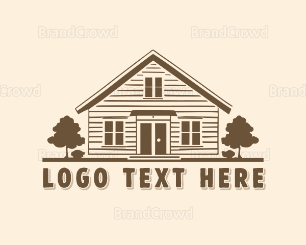 House Cabin Real Estate Logo