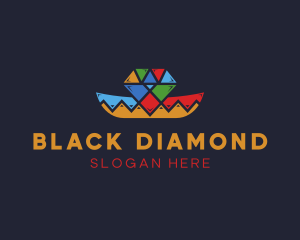 Diamond Mexican Hat logo design