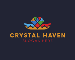 Diamond Mexican Hat logo design