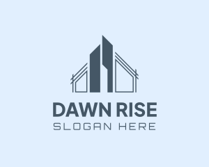 Commercial High Rise Building logo design