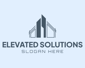 Commercial High Rise Building logo design