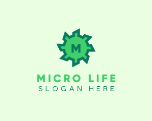 Bacteria - Virus Bacteria Microbiology logo design