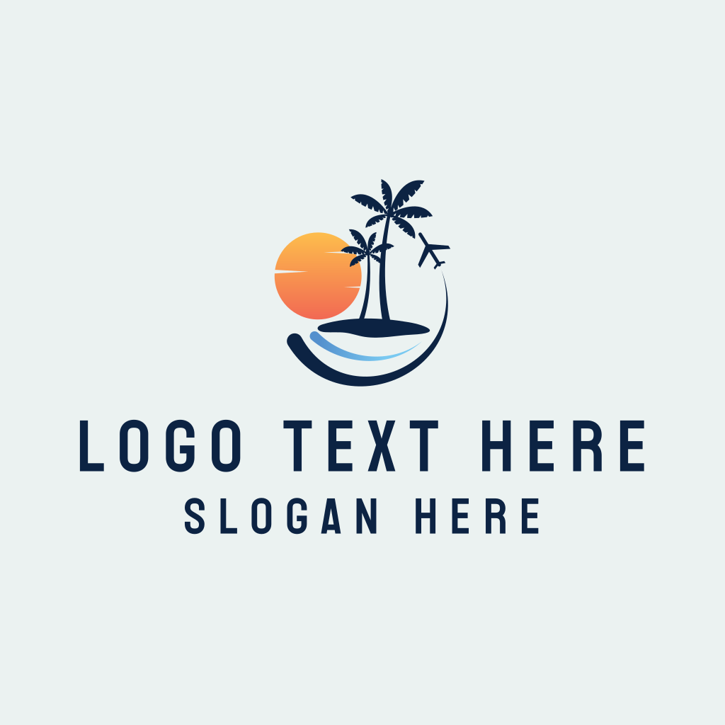 Travel Island Resort Logo | BrandCrowd Logo Maker