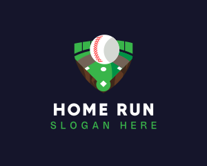 Baseball Sports Field logo design